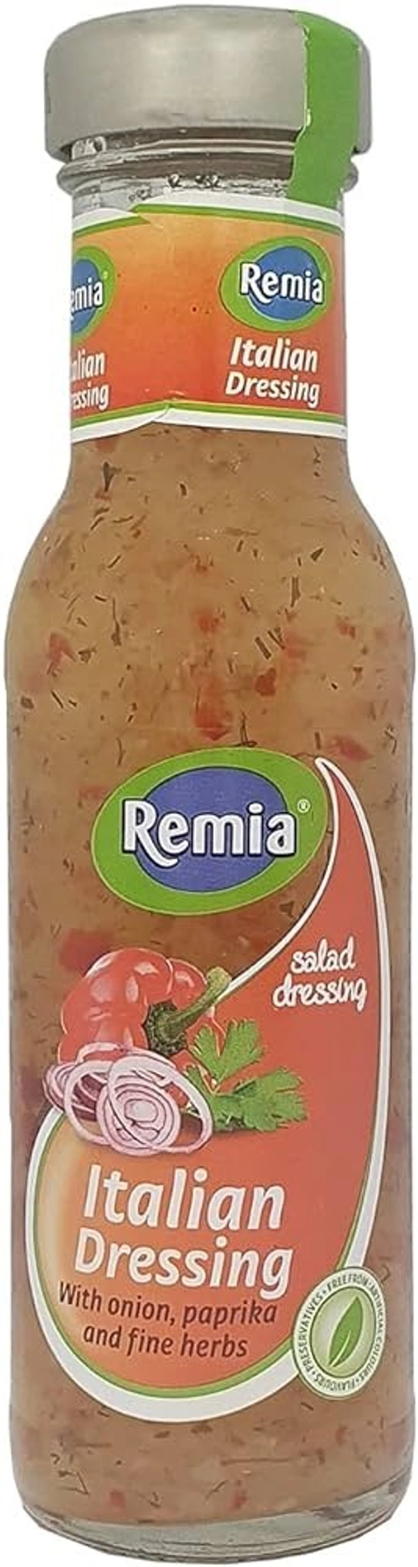 Remia Italian Dressing With Onion, Paprika& Fine Herbs, 250 ml - 250 ml