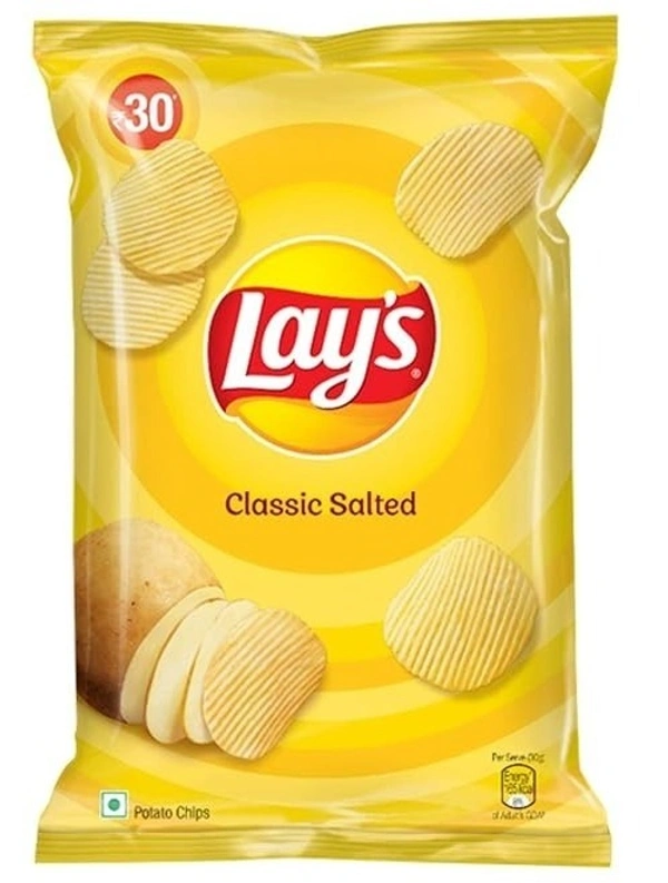 Lay's Potato Chips Simple Classic Salted Packet, 78g - 73g
