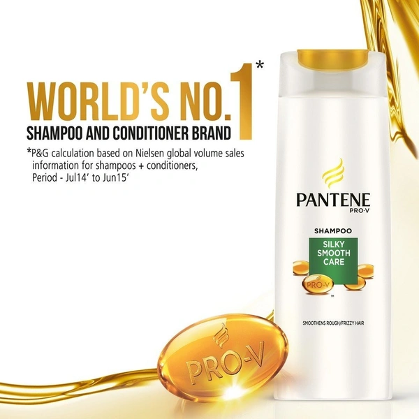 Pantene Silky Smooth Care Shampoo, 360 ml - 360 ml