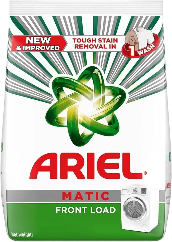 Ariel Matic Front Load Detergent Washing Powder Carton, 1 kg - 1 Kg
