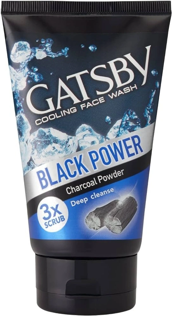 Gatsby Black Power Charcoal Powder Facewash, 50g - 50g