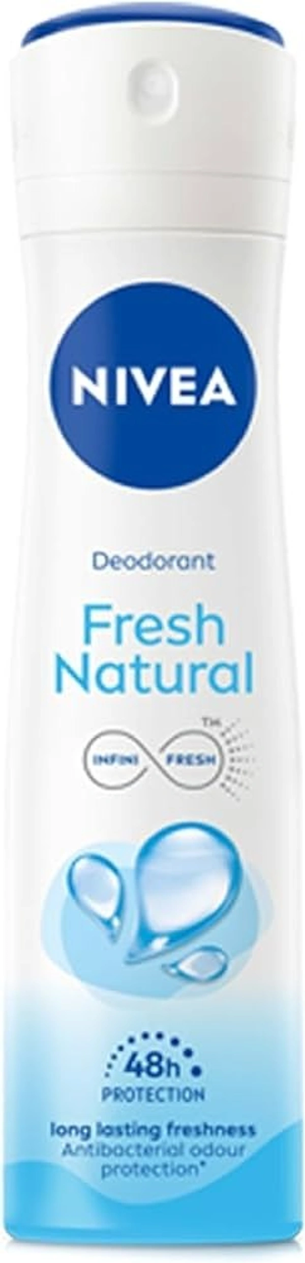 Nivea Fresh Natural Deodorant, 150 ml - 150 ml