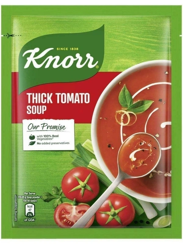 Knorr Instant Thick Tomato Soup Pouch, 53g - 53g