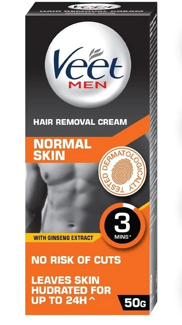 Veet Men Hair Removal Cream Normal Skin, 50g - 50g