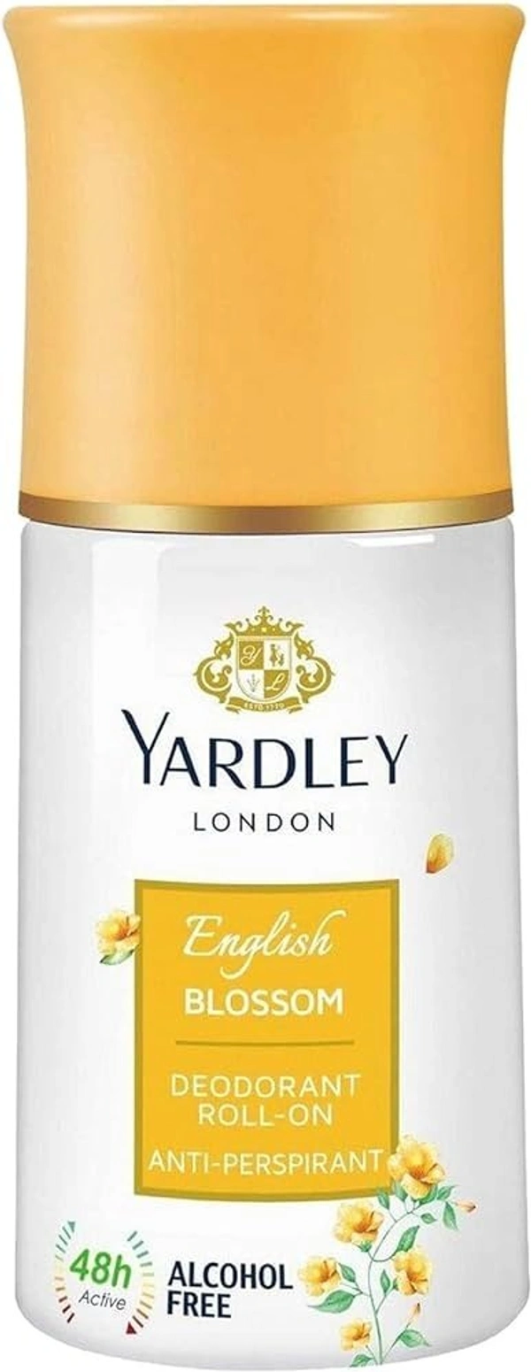Yardley London English Blossom Deodorant Roll-On, 50 ml - 50 ml