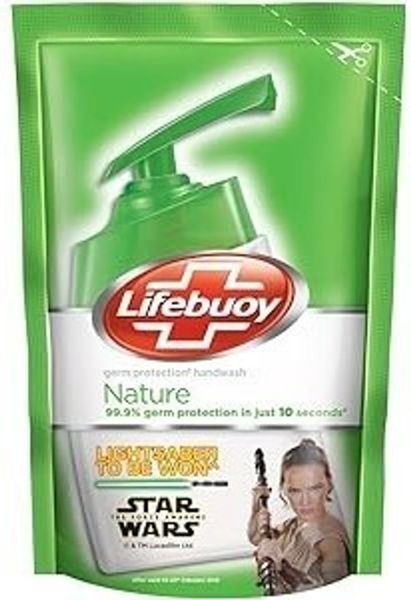 Lifebuoy Nature Germ Protection Handwash Refill, 185 ml - 185ml