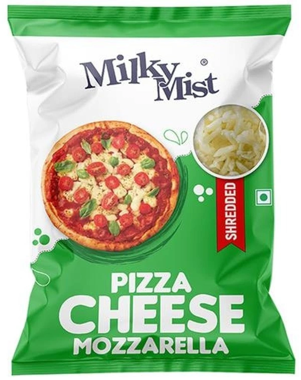 Milky Mist Shredded Pizza Cheese Mozarella, 200g - 200g