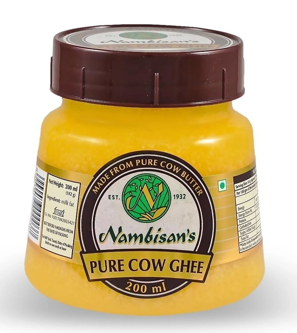 Nambisan's Agmark Ghee Pet Jar, 200 ml - 200ml