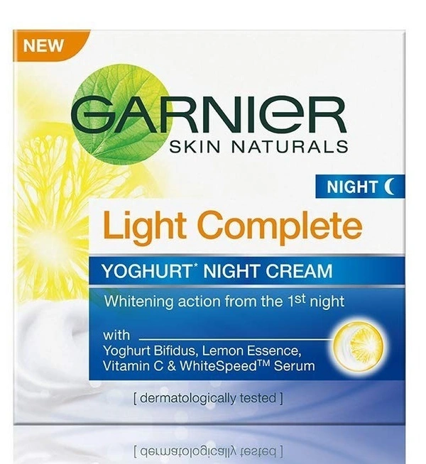 Garnier Light Complete Yoghurt Nighr Cream, 18g - 18g