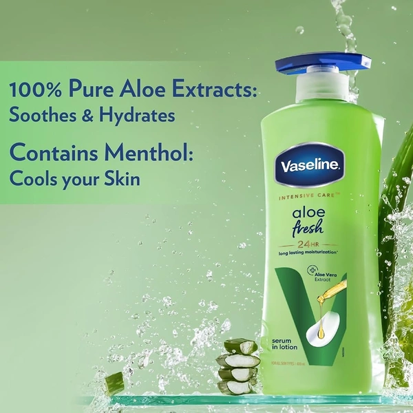 Vaseline Intensive Care Aloe Fresh Body Lotion, 200 ml - 200 ml