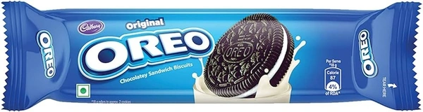 Cadbury Oreo Vanilla Cream Chocolate Sandwich Biscuits, 120g