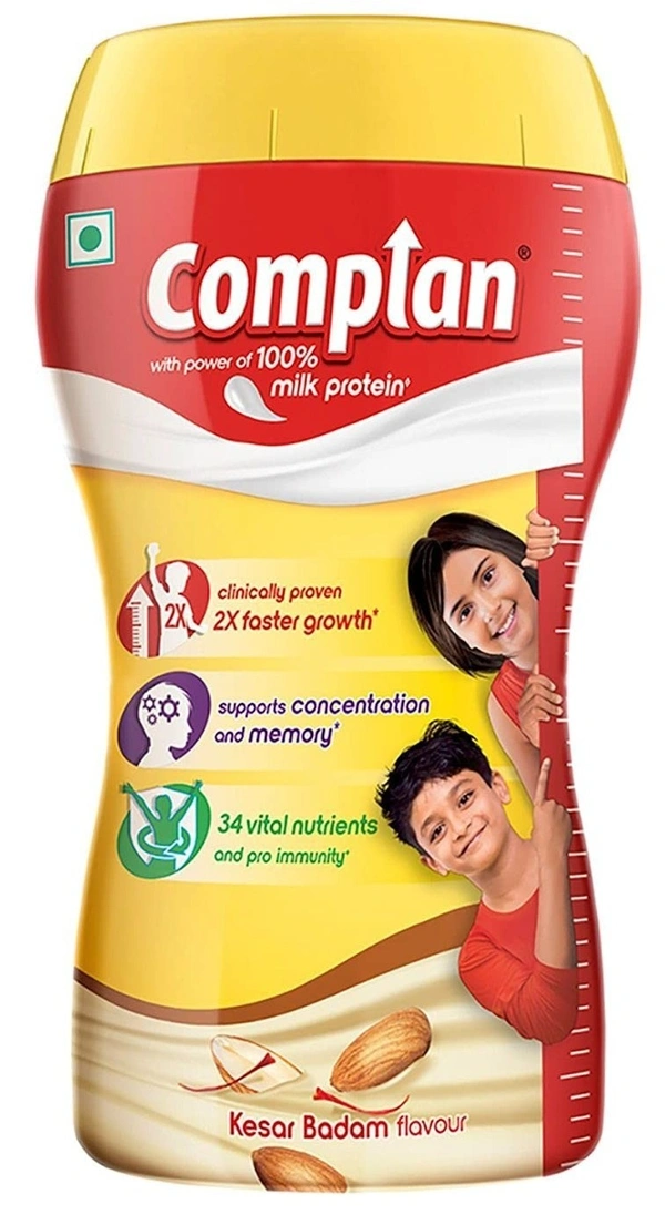 Complan Kesar Badam  Nutrition and Health Drink, 500g Jar - 500g
