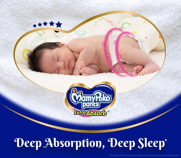 Mamy Poko MamyPoko Pants Extra Absorb Small, 4 pants