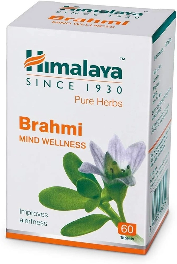 Himalaya Pure Herbs Brahmi Mind Wellness Tablet, 250g - 250g