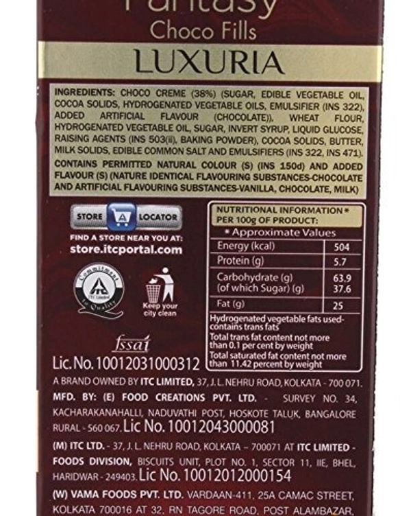 Sunfeast Dark Fantasy Choco Fills Laxuria, 150g