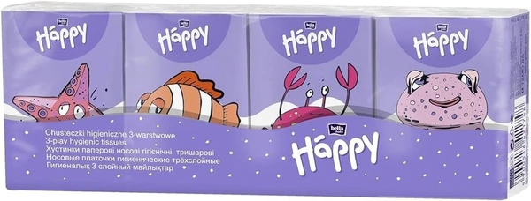 Bella Tissues Happy Baby Mini 8X9 Nos, 1 pcs - 1 pcs