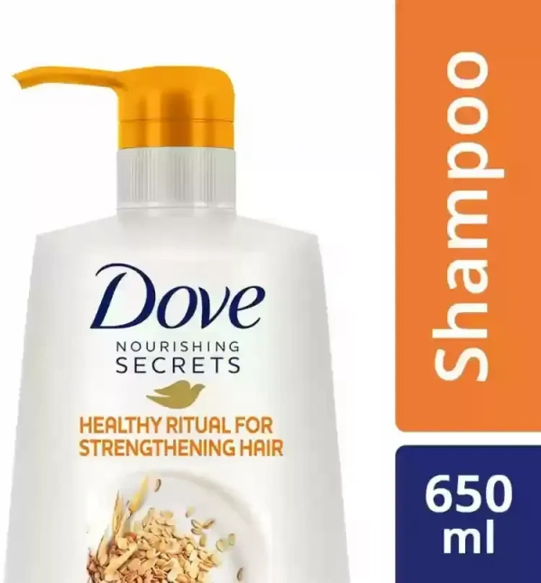 Dove Shampoo With Oat Milk Honey, 650ml - 650ml