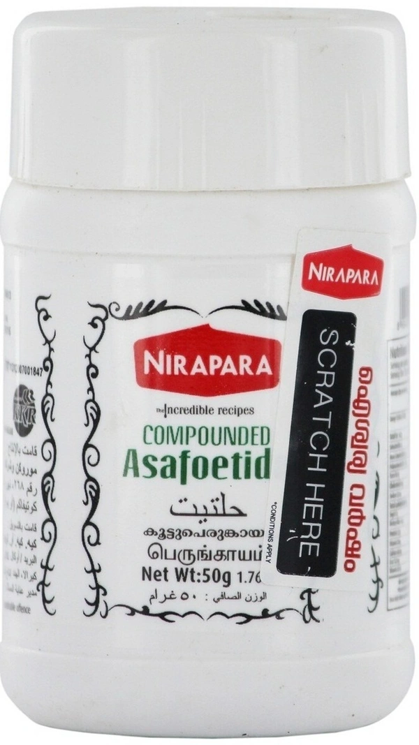 Nirapara Compounded Asafoetida, 50g - 50g