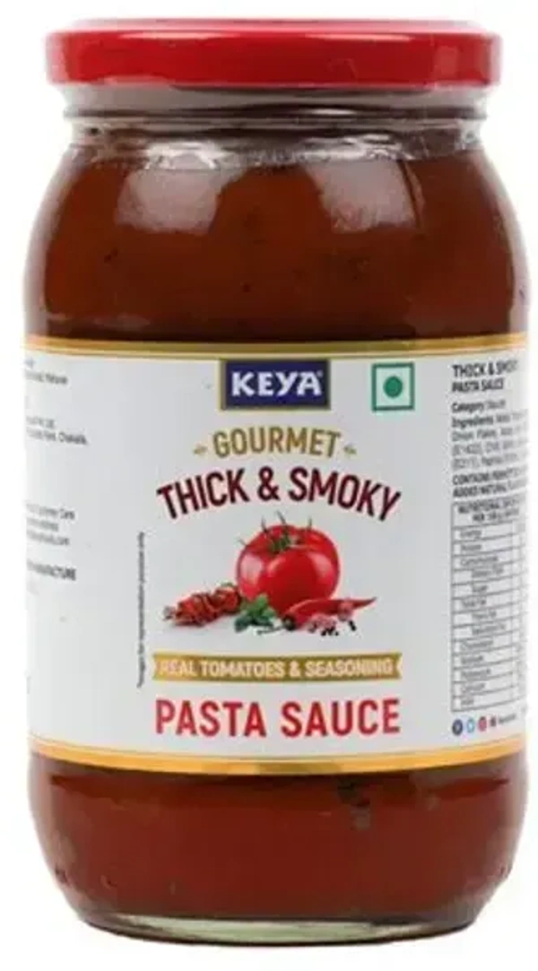 Keya Thick and Smoky Pasta Sauce, 400g - 400g