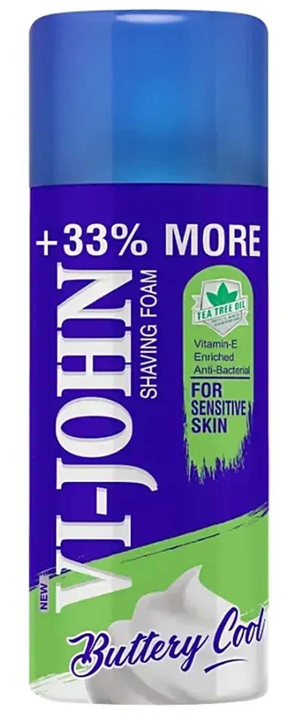 Vi-john Vi-John Shaving Foam For Sensitive Skin, 400g - 400g