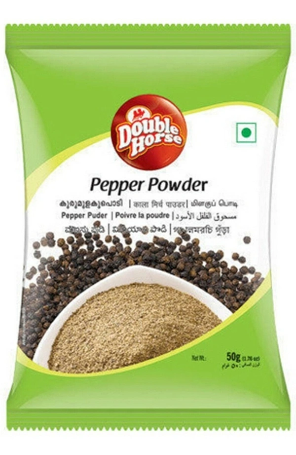 Double Horse Pepper Powder Pouch, 50g - 50g
