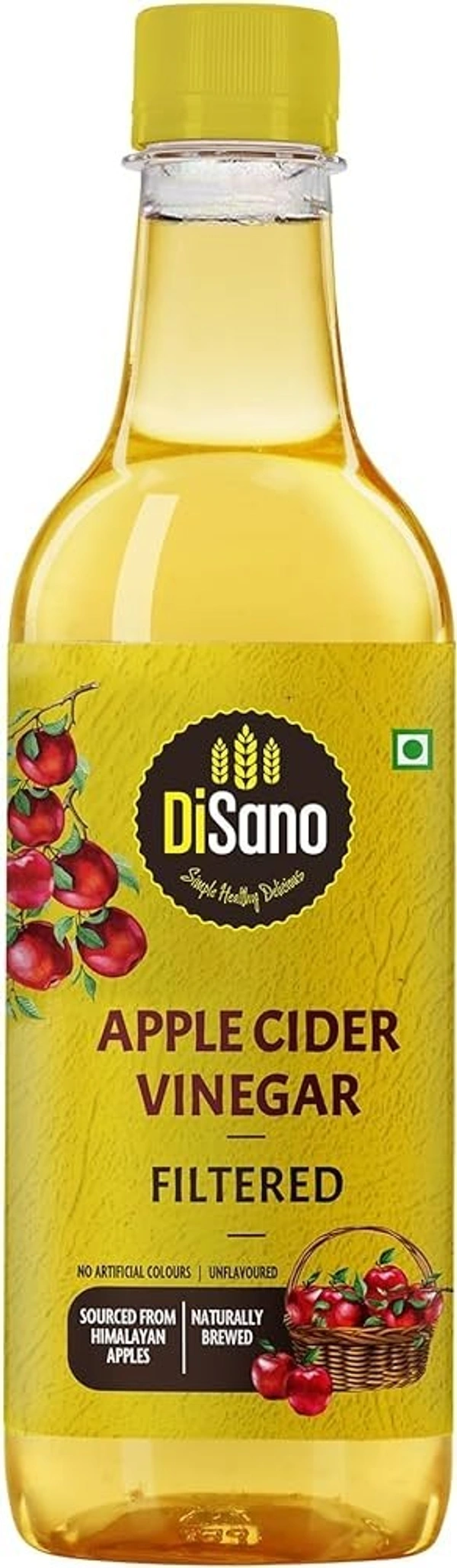 Disano Apple Cider Vinegar Filtered, 500 ml - 500 ml