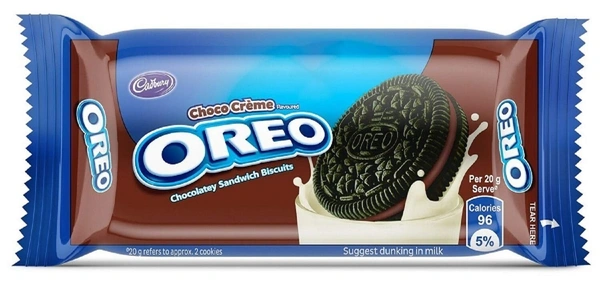 Oreo Cadbury Oreo Choco Cr�me Biscuit, 46.3g