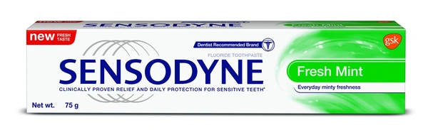 Sensodyne Toothpaste Fresh Mint, 75g - 75g