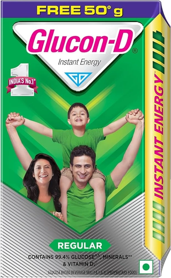 Glucon D Glucon-D Regular Glucose Powder - Carton, 250g - 250g