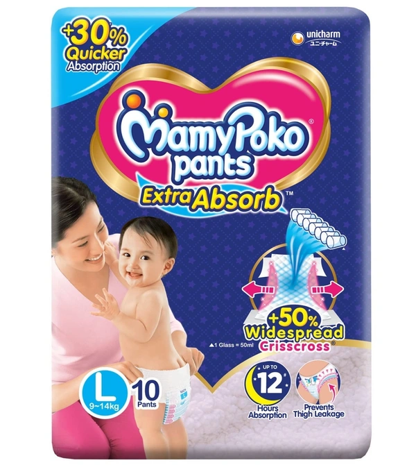 Mamy Poko MamyPoko Pants Extra Absorb Extra Large, 14 pants