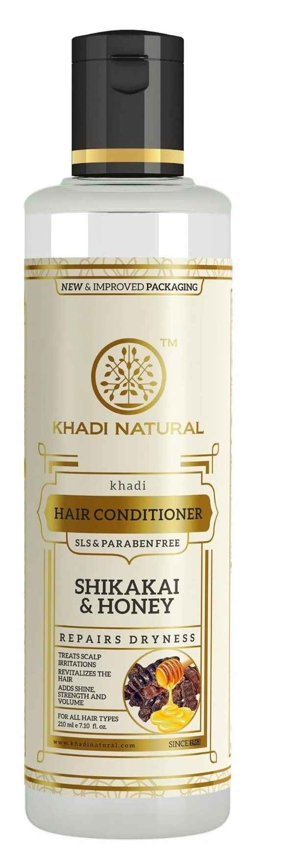 Khadi Herbal Shikakai Honey Hair Conditioner, 210 ml - 210 ml