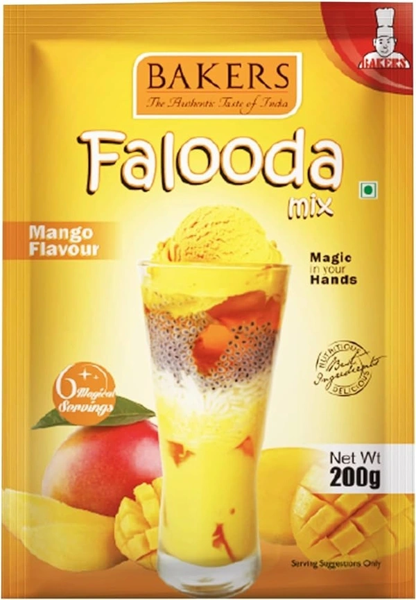 Bakers Falooda Mix Mango Flavour, 200 g - 200 g
