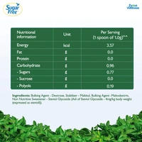 Sugar Free Green Sweetener - With Natural Stevia, Zero Calories, 200 g Jar - 200g