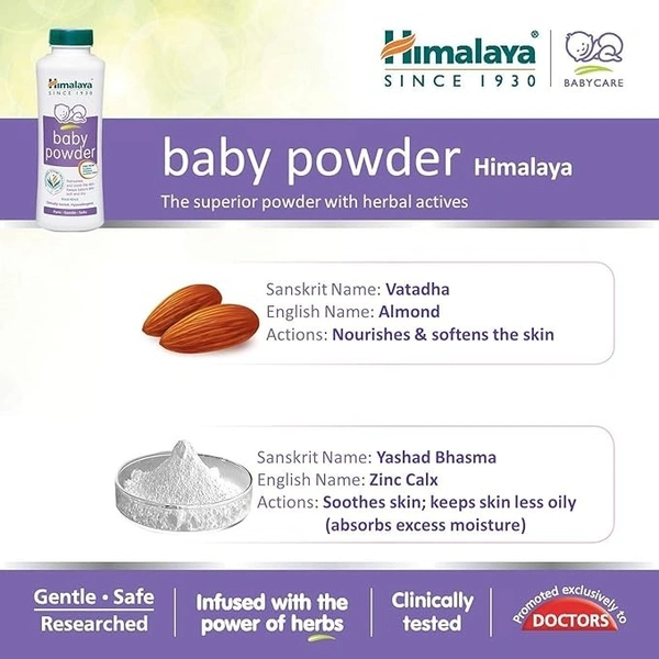 Himalaya Baby Powder Bottle, 50g - 50g