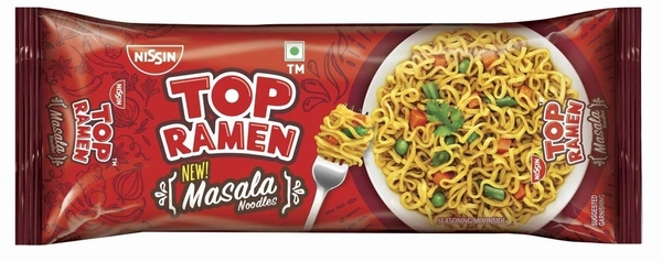 Nissin Top Ramen New Masala Noodles, 280g - 280g