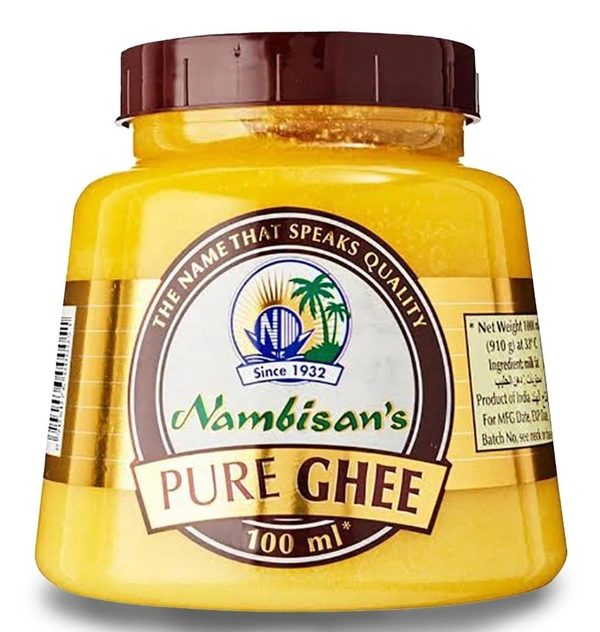 Nambisan's Agmark Ghee Pet Jar, 100 ml - 100ml