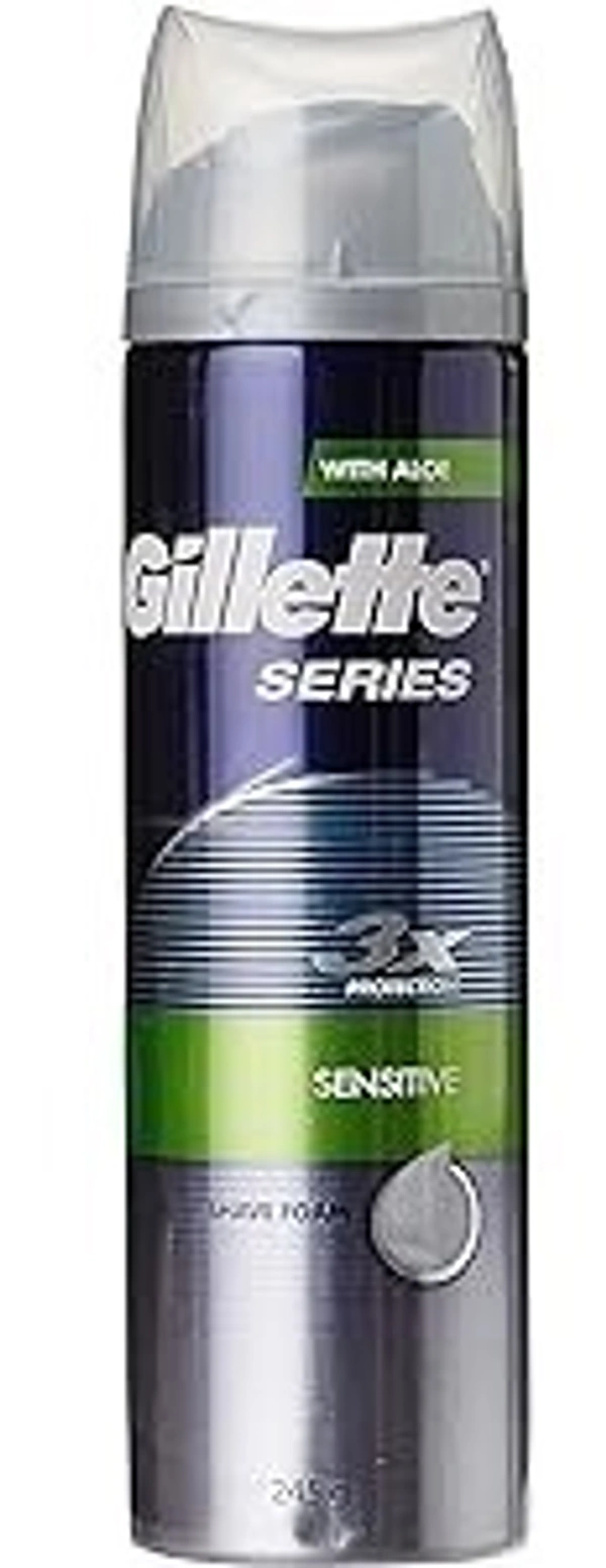 Gillette Series Foam Sensitive 3x Protection, 245g - 245g
