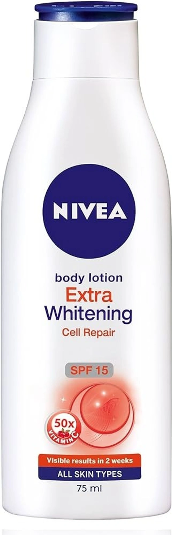 Nivea Body Lotion Extra Whitening, 75 ml - 75 ml