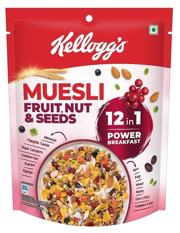 Kellogg's Muesli Fruit Nut & Seeds 240g Pouch - 240g