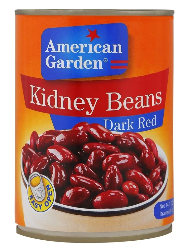 American Garden Kidney Beans Dark Red, 400g - 400g