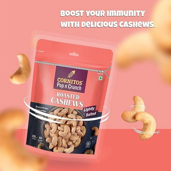 Cornitos Roasted Cashew Salted, 200g - 200g