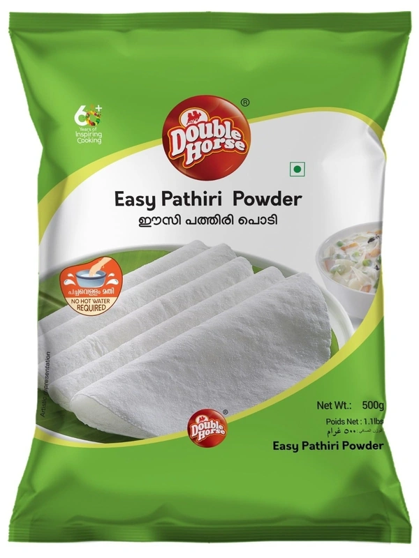 Double Horse Easy Pathiri Powder, 500g - 500g