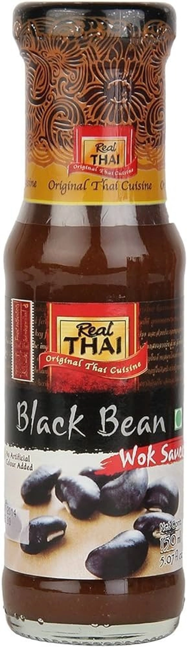 Real Thai Black Bean Wok Sauce, 150 ml - 150 ml