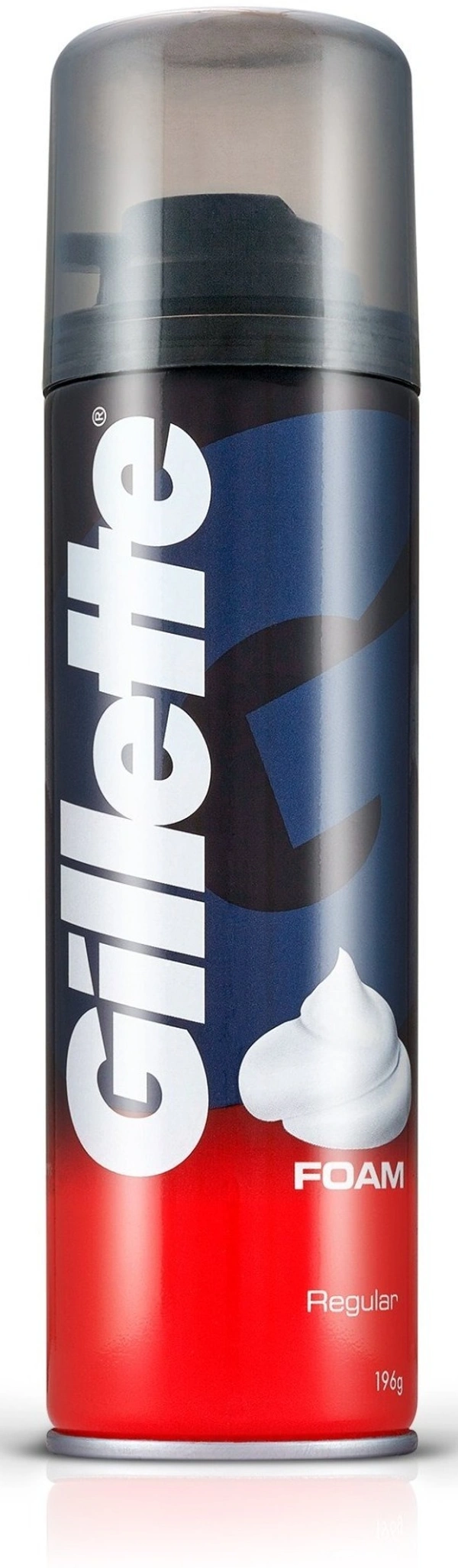Gillette Shaving Foam Regular, 196g - 196g