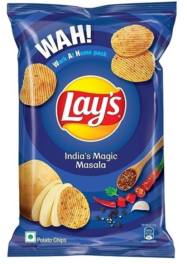 Lay's Potato Chips India's Magic Masala, 115g - 115g