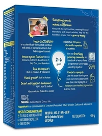 Nestle Lactogrow Nutritious Milk Drink (Baby Food 2-6 Years), 400g - 400g