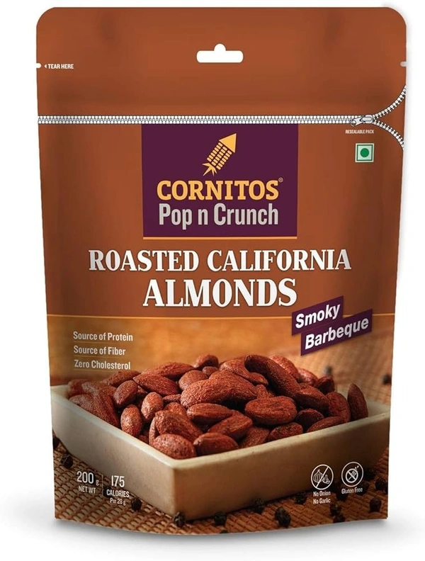 Cornitos Roasted Almond Smoky BBQ, 200g - 200g