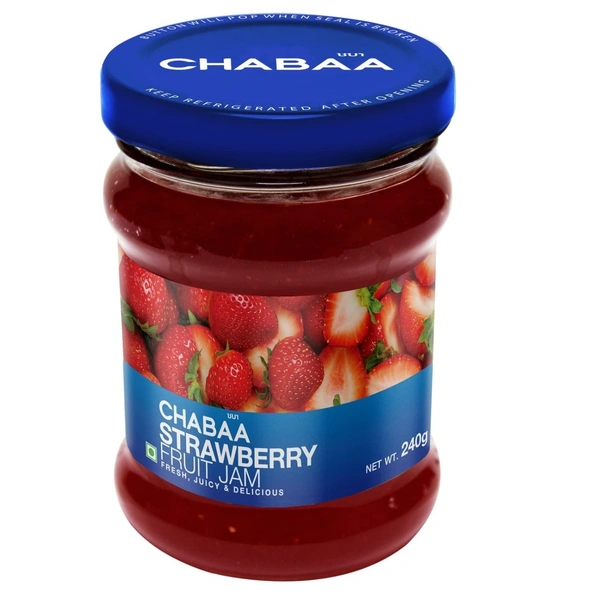Chabaa Strawberry Fruit Jam, 240g - 240g