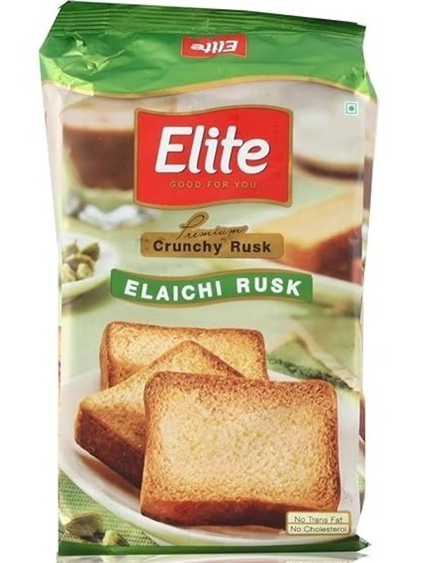 Elite Premium Elaichi Rusk Pack, 200g - 180g