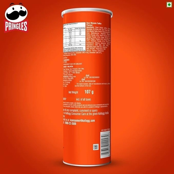 Pringles Desi Masala Tadka, 107g - 107g